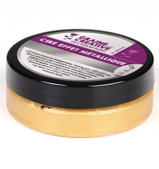 CIRE À EFFET MÉTALLIQUE - 62,5 G - Or