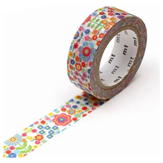 Washi Tape Mini Flower Garden - 15mm x 7m