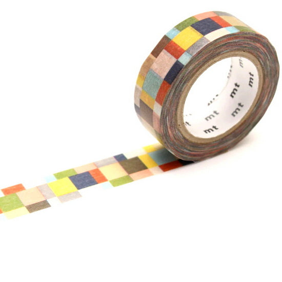 Ruban washi mosaique - 15mmx7m