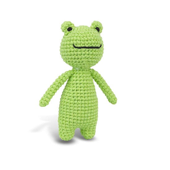 Set of Amigurumi Crochet Trevor the Frog