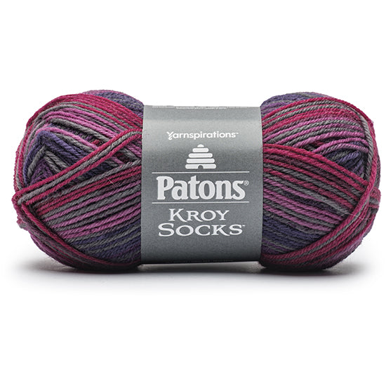 Fil kroy socks #1 - 50gr - brume pourpre