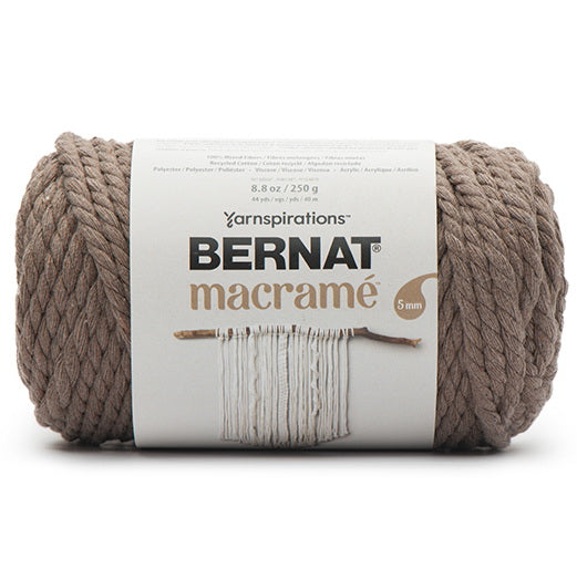 Fil macramé #6 - 250gr - gris brun