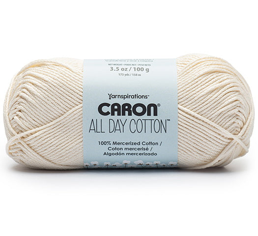 All day cotton yarn #4 - 100g - cream