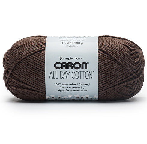 All day cotton yarn #4 - 100g - coffee bean