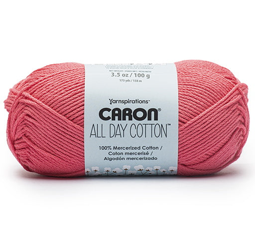 All day cotton yarn #4 - 100g - cherry