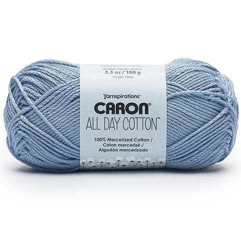 All day cotton yarn #4 - 100g - eye blue