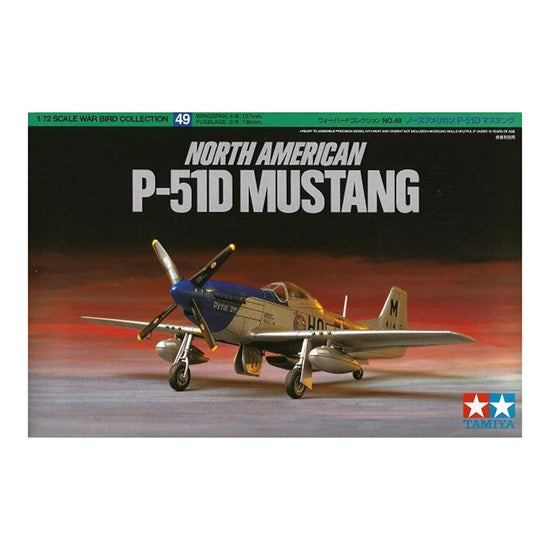 Ensemble modèle réduit - 1/72 p-51d mustang