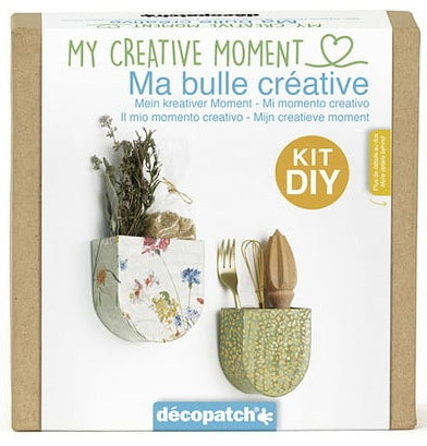 Mini kit décopatch - paniers à suspendre