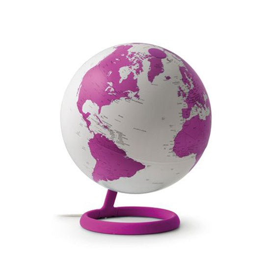 Globe terrestre velvet agata - français