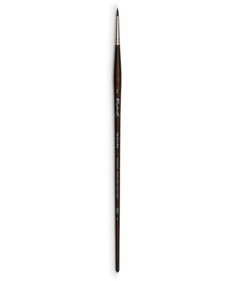 Acrylic paintbrush - synthetic - textura - round #2