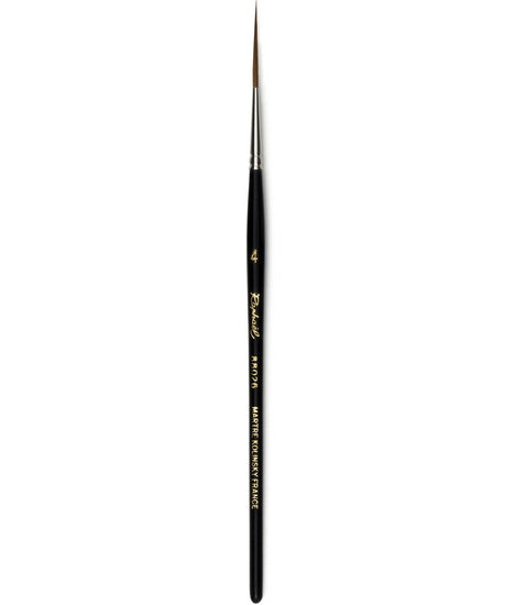 Pinceau aquarelle - martre - design - rond pointu long #4