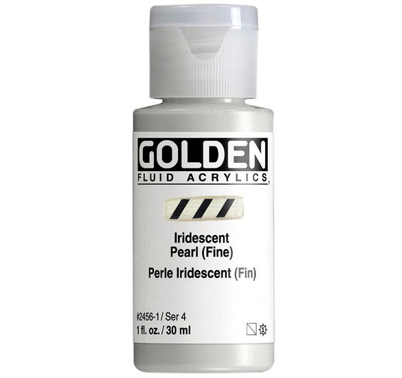 Acrylic fluid - 1 oz  iridescent pearl  s4