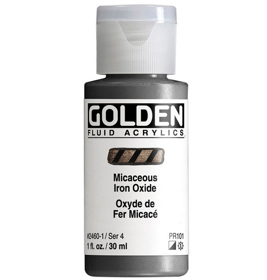 Acrylique fluide - 1 oz  oxyde de fer mirace  s4