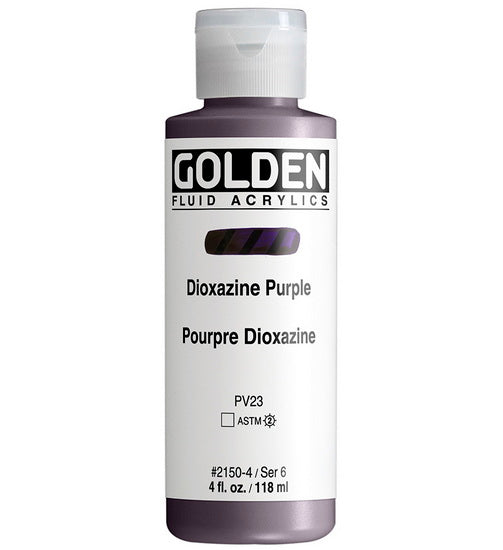 Acrylic fluid - 4 oz  dioxazine purple  s6