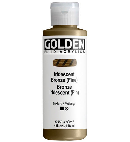 Acrylic fluid - 4 oz  iridescent bronze  s7