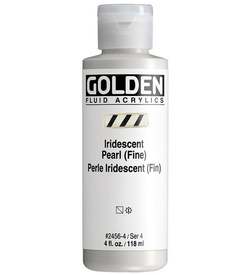 Acrylique fluide - 4 oz  perle iridescent  s4