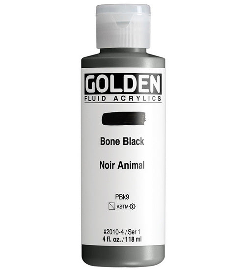 Acrylic fluid - 4 oz  animal black  s1