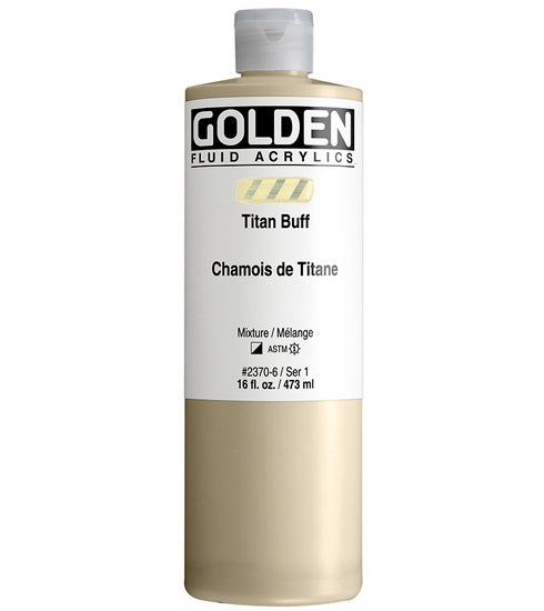 Acrylic fluid - 16 oz  titanium buff  s1