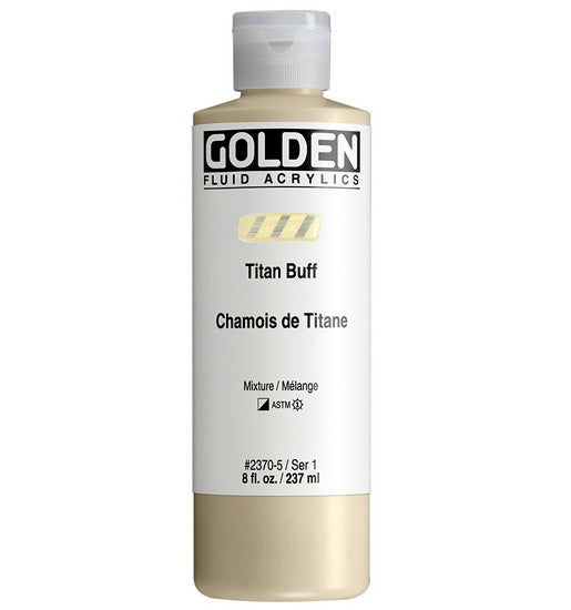 Acrylic fluid - 8 oz  titanium buff  s1