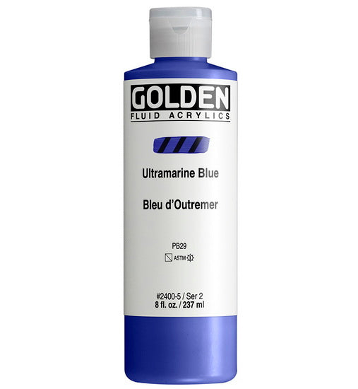 Acrylique fluide - 8 oz  bleu outremer  s2