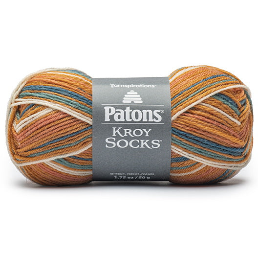 Kroy socks yarn #1 - 50g - mid-century stripes