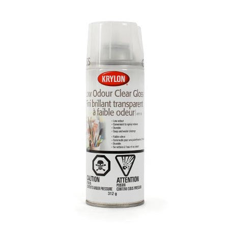 Vernis aérosol brillant transparent