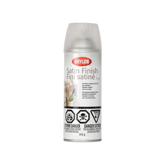 Vernis aérosol satiné