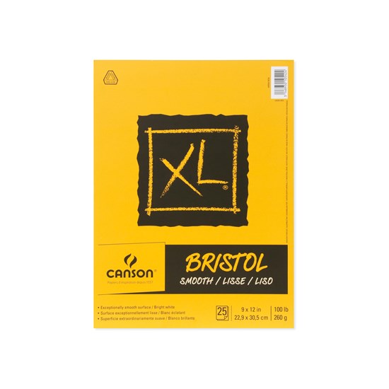 Bristol paper pad - smooth - 100lb - 9x12in (25s)