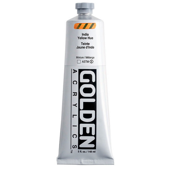 Acrylic heavy body - 5 oz  indian yellow hue  s4