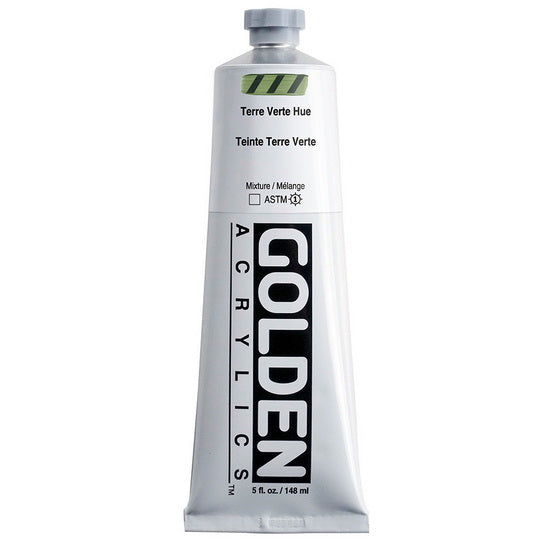 Acrylique haute viscosité - 5 oz  terre verte imitation  s1
