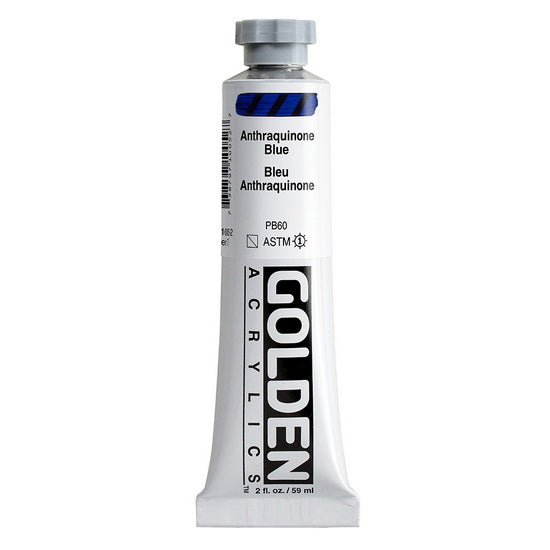 Acrylique haute viscosité - 2 oz  bleu anthraquinone  s7