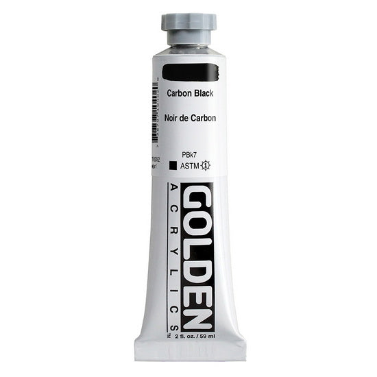 Acrylique haute viscosité - 2 oz  noir de carbone  s1