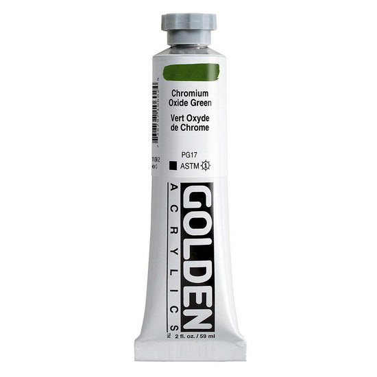 Acrylic heavy body - 2 oz  chromium oxide green  s3