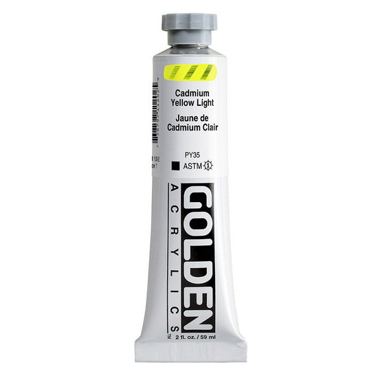Acrylic heavy body - 2 oz  cadmium yellow light  s7