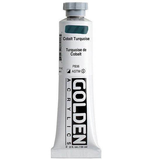 Acrylic heavy body - 2 oz  cobalt turquoise  s8