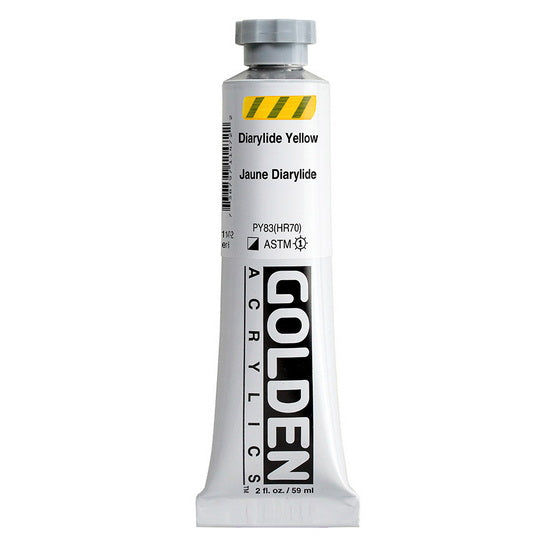 Acrylique haute viscosité - 2 oz  jaune diarylide  s6