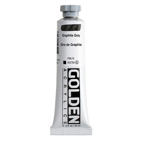Acrylic heavy body - 2 oz  graphite gray  s2