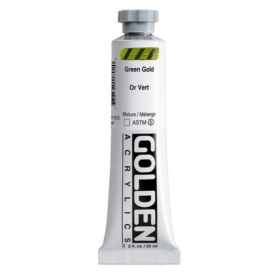 Acrylique haute viscosité - 2 oz  or vert  s7