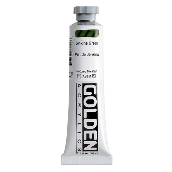Acrylic heavy body - 2 oz  jenkins green  s7