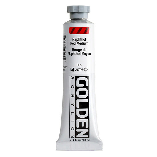 Acrylique haute viscosité - 2 oz  rouge naphtol moyen  s5