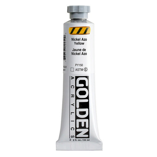 Acrylique haute viscosité - 2 oz  jaune nickel azo  s6