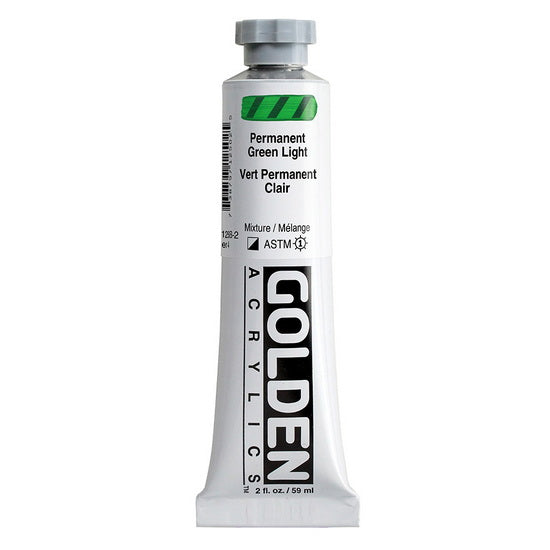 Acrylique haute viscosité - 2 oz  vert permanent clair  s4