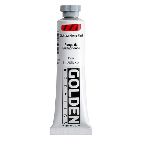 Acrylic heavy body - 2 oz  quinacridone red  s6