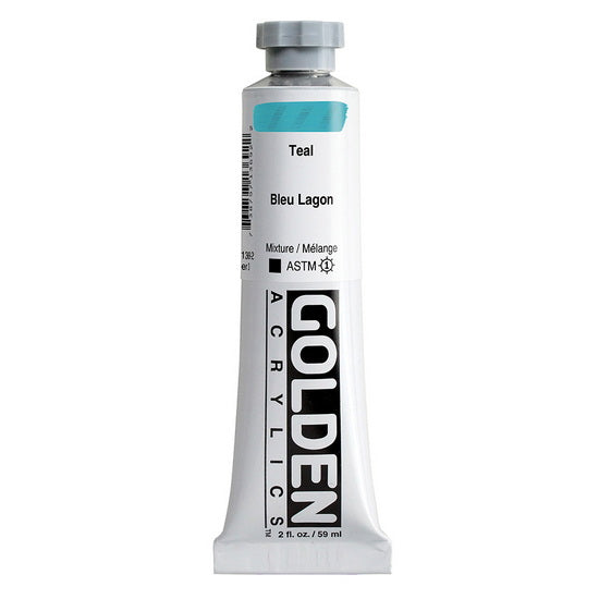 Acrylique haute viscosité - 2 oz  bleu lagon  s3