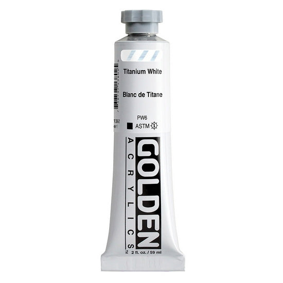 Acrylique haute viscosité - 2 oz  blanc de titane  s1