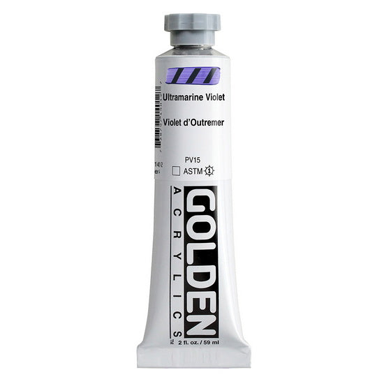 Acrylique haute viscosité - 2 oz  violet d'outremer  s4