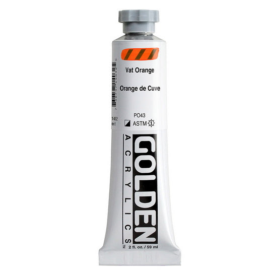 Acrylique haute viscosité - 2 oz  orange de cuve  s8