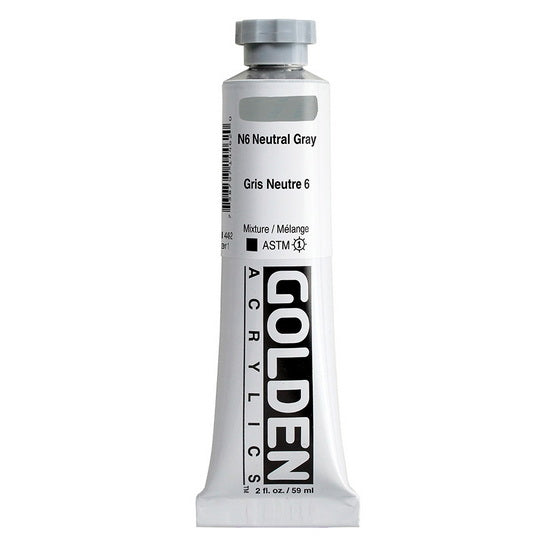 Acrylique haute viscosité - 2 oz  gris neutre #6  s1