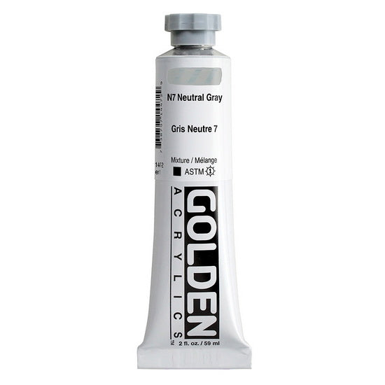 Acrylique haute viscosité - 2 oz  gris neutre #7  s1