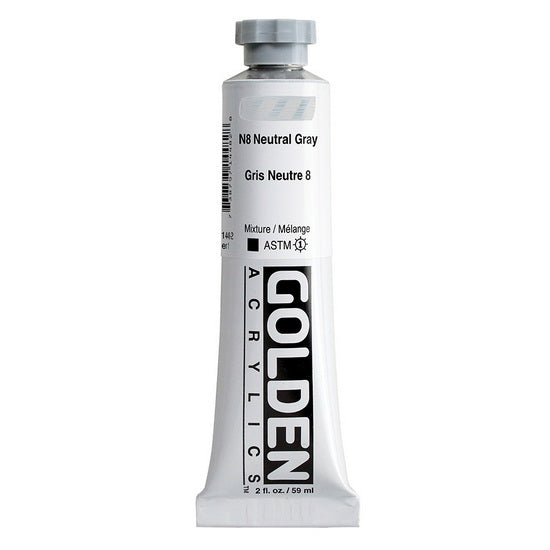 Acrylique haute viscosité - 2 oz  gris neutre #8  s1